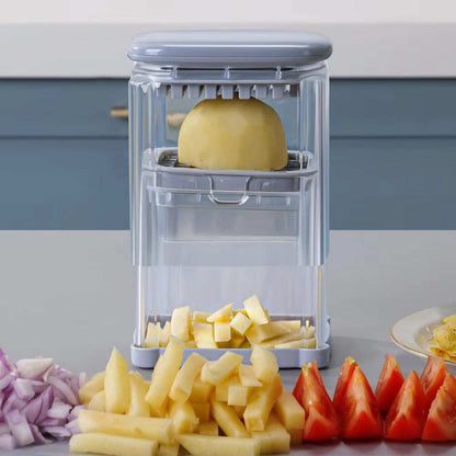 🍟French Fry Cutter 4-in-1