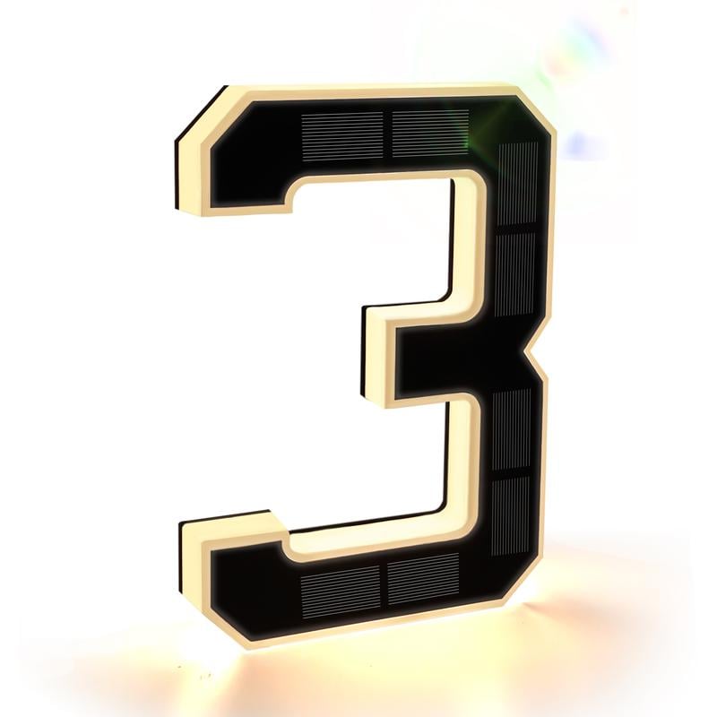 🎉Hot Sale 49% OFF☀9-inch large-size outdoor solar-powered illuminated door number plate