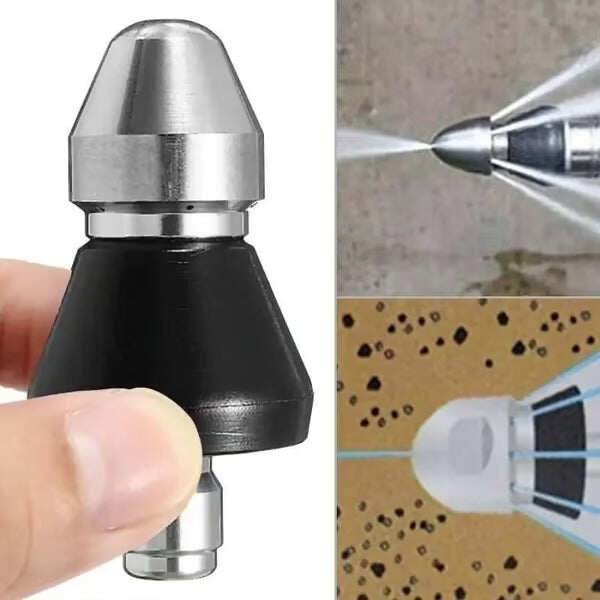 🛠️ Sewer Cleaning Tool High-Pressure Nozzle 🌊