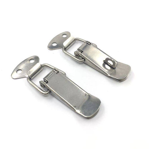 Factory Direct Sales Sf105 Stainless Steel Metal Tower Buckle 106 Nickel-Plated Iron Industrial Hardware Luggage Lock Furniture 30pcs