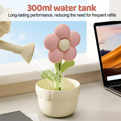 3-in-1 Flower Humidifier Lamp