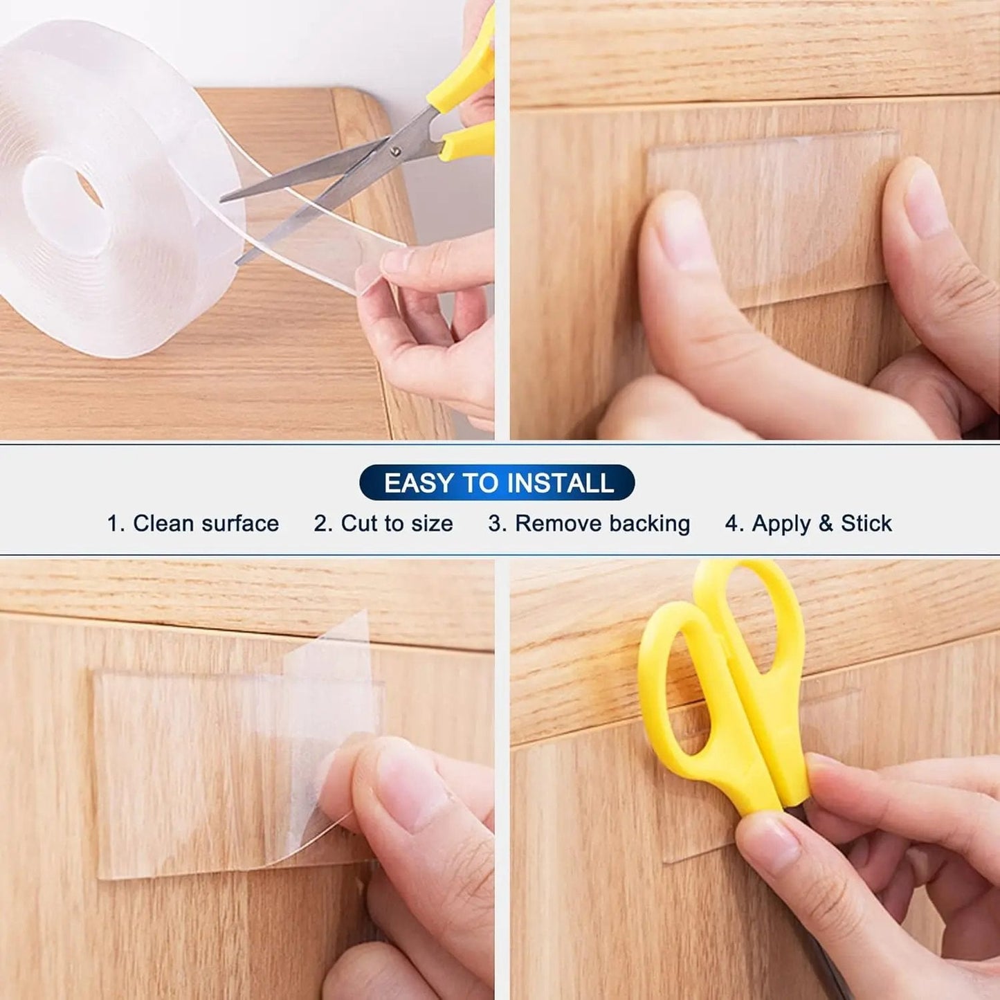 🛠️ Ultra-Strong Double-Sided Nano Tape