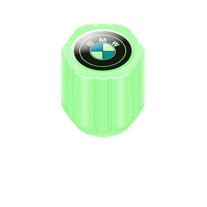 20-Pack Neon Green Glow Tire Valve Caps – No Battery Needed, Universal Fit