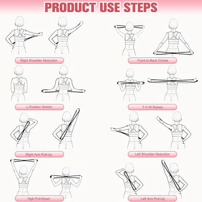 Ergonomic Figure 8 Resistance Band