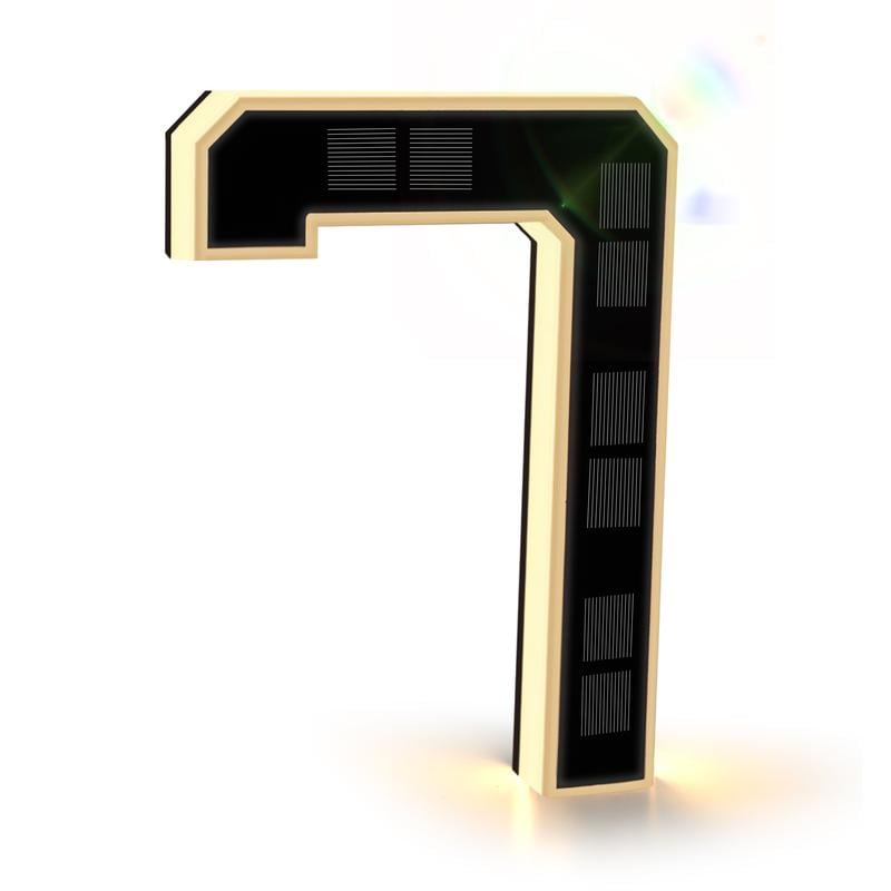 🎉Hot Sale 49% OFF☀9-inch large-size outdoor solar-powered illuminated door number plate