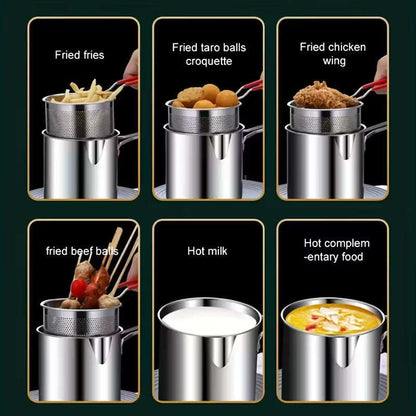 🎁Exclusive offer for our fans! Limited-time low price!🎁Household stainless steel fryer