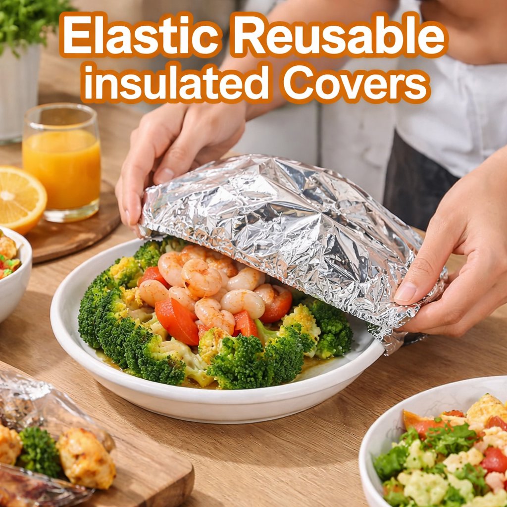 🔥Last day 49% off Insulated Foil Food Covers（50 pcs)