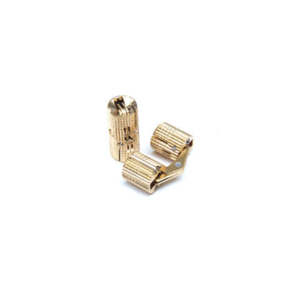 10mm Copper Hidden Hinge Pure Copper Hinge Copper Bucket Hinge Hidden Hinge 180 Degree Copper Hinge Decorative Box Hardware 10pcs