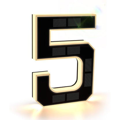 🎉Hot Sale 49% OFF☀9-inch large-size outdoor solar-powered illuminated door number plate