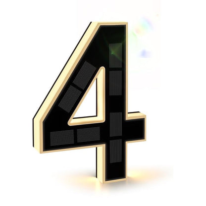 🎉Hot Sale 49% OFF☀9-inch large-size outdoor solar-powered illuminated door number plate