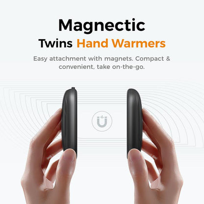 Magnetic heating hand warmer power bank.