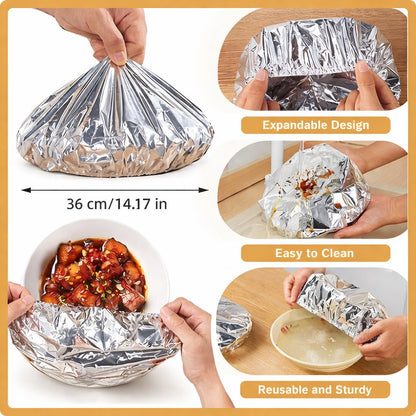 🔥Last day 49% off Insulated Foil Food Covers（50 pcs)