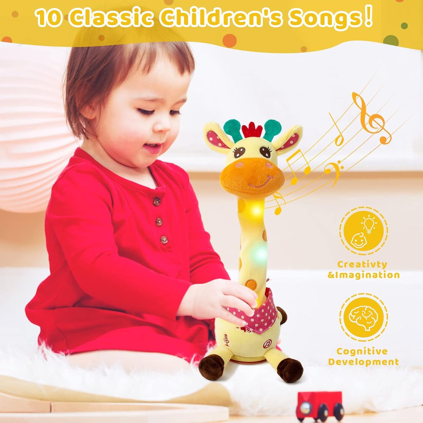 Dancpal Nursery Rhymes Singing Dancing Animal Plush
