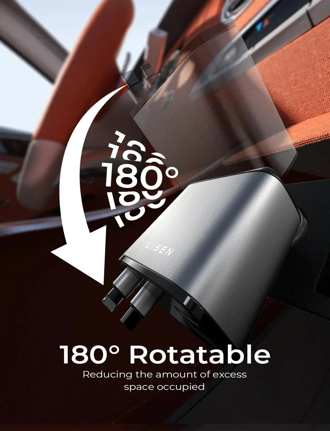 High-Speed Retractable Car Charger - Advanced Modern