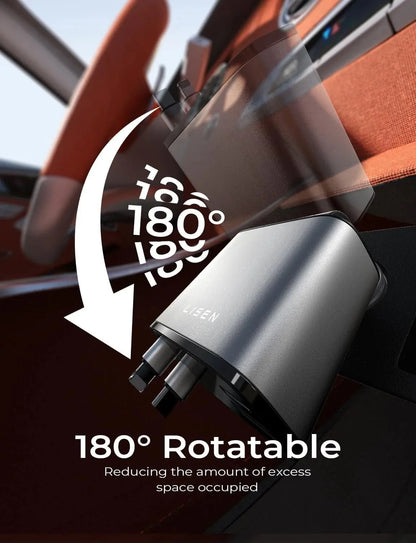 High-Speed Retractable Car Charger - Advanced Modern