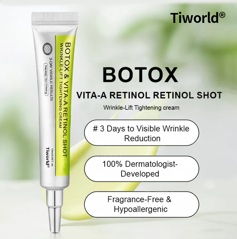 👏🌿 Made in the USA direct shipping 💫 Tiworld® Botox Vitamin A Retinol Anti-Wrinkle Firming and Lifting Cream — Last Day for Limited Time 70% OFF
