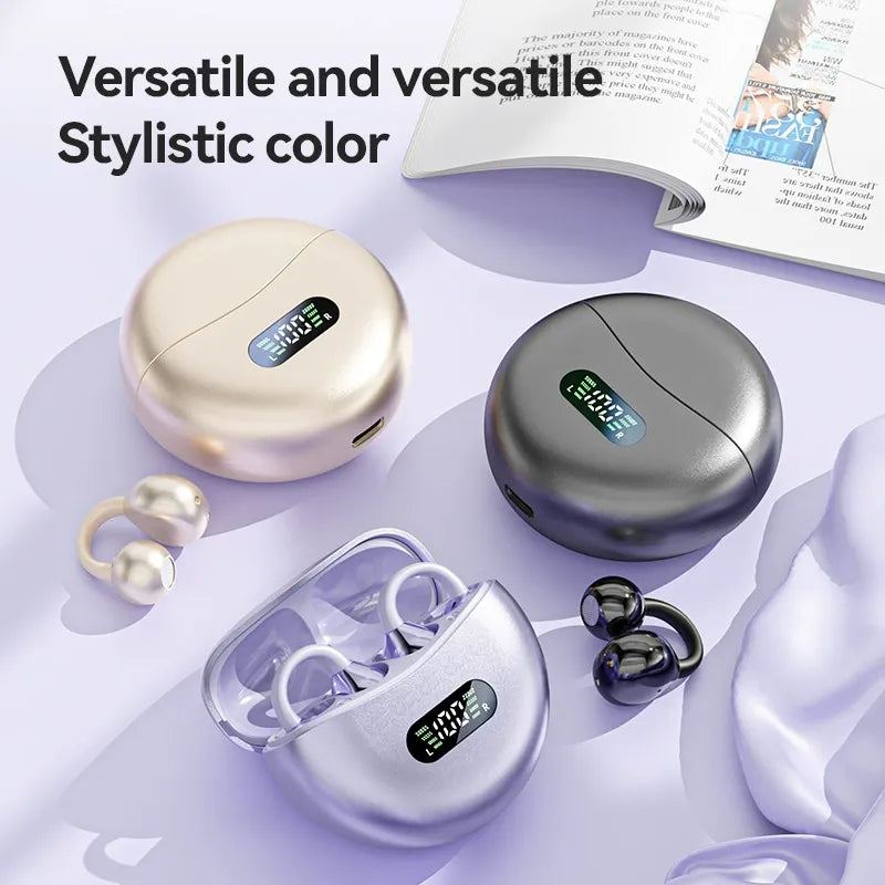 M79 Spherical Open-Ear Bluetooth Earbuds (Clip-on Style)