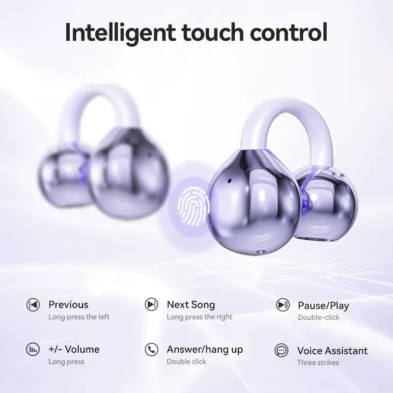 M79 Spherical Open-Ear Bluetooth Earbuds (Clip-on Style)