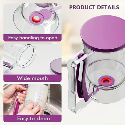 🧁Cake batter separator, measuring cup dispenser, handheld DIY baking tool