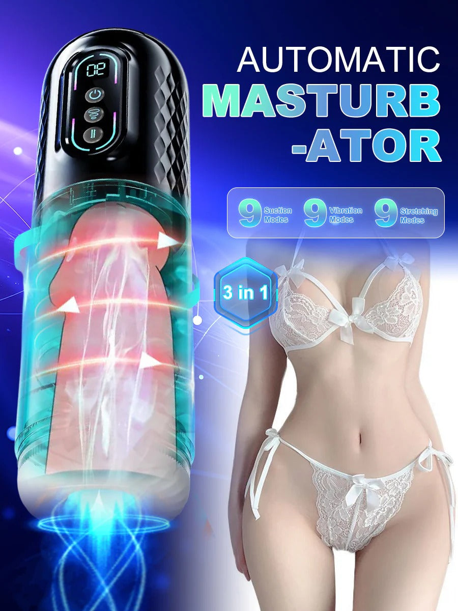 ✨【Confidential Delivery】-Smart Suction & Stroke Device – Fully Automated for Effortless Enjoyment
