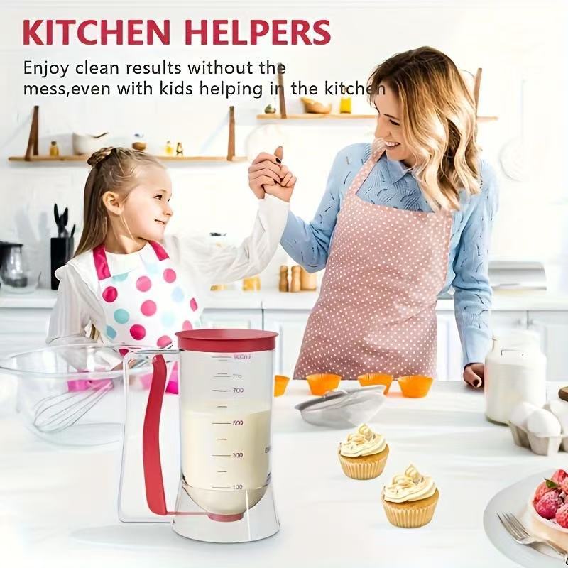 🧁Cake batter separator, measuring cup dispenser, handheld DIY baking tool