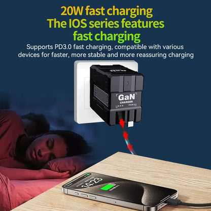 ⚡ New 120W GaN fast charger with built-in 80cm retractable cable
