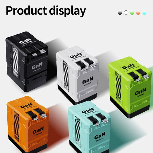 ⚡ New 120W GaN fast charger with built-in 80cm retractable cable