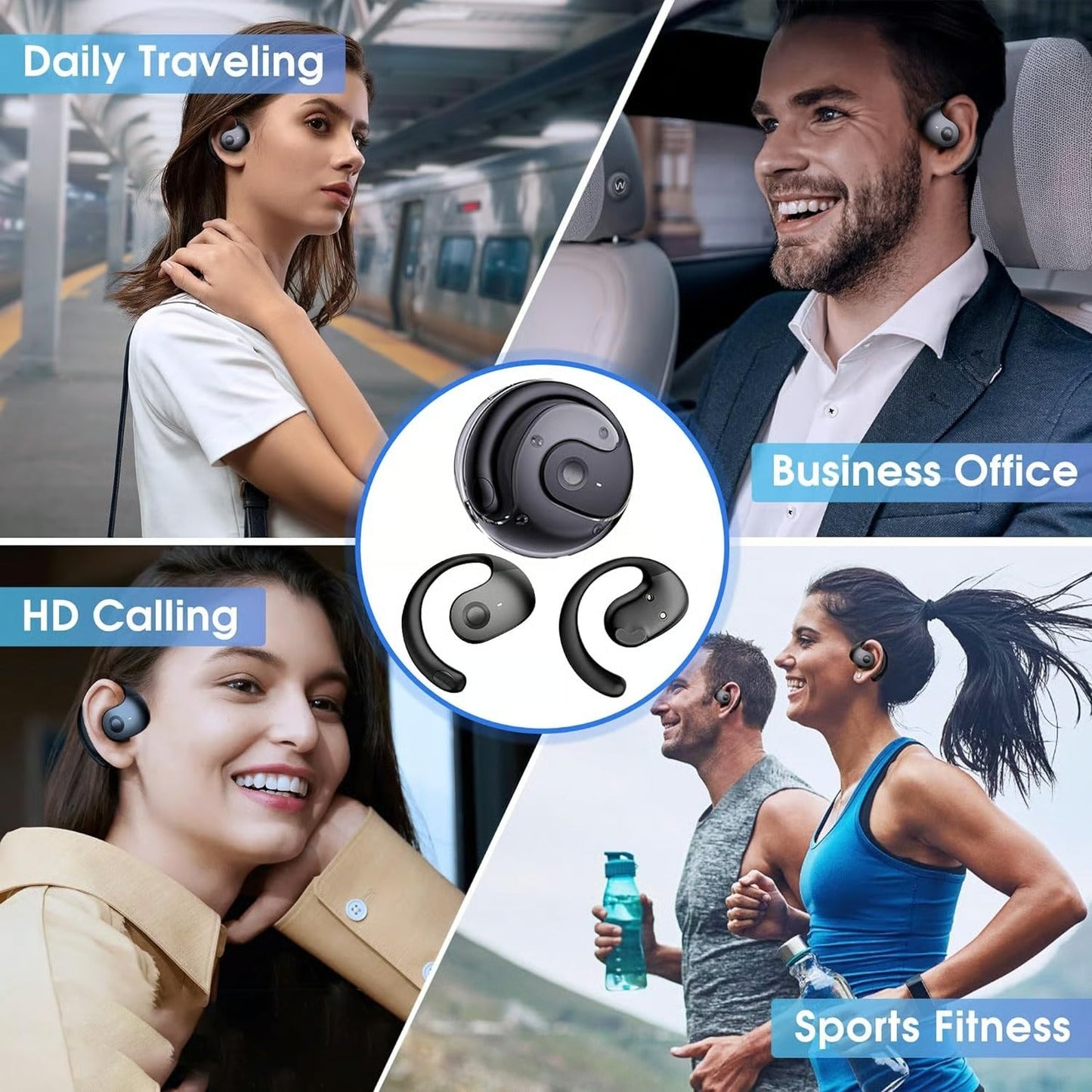 🔥Last Day Promotion 49% OFF-🎁The best gift of all-AI Translation Wireless OWS Bluetooth5.4 Earphones (Fit iOS & Android)🎁